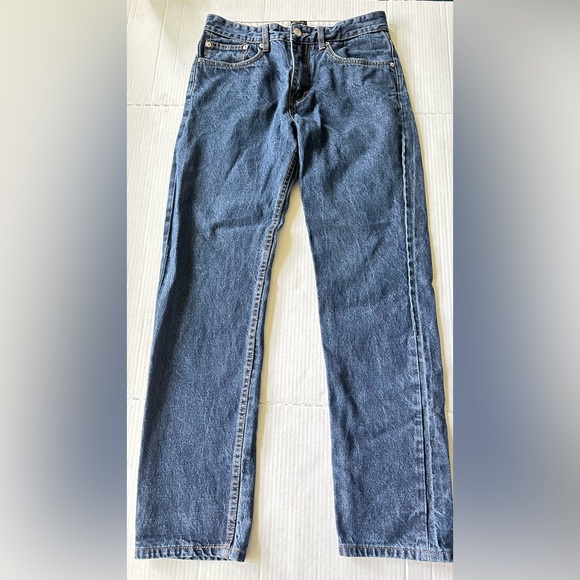 Goodale Selvedge Denim Jeans‎ Mens 32 Blue Tailored Slim Red Line New York - Picture 1 of 8